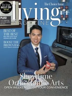 Jeff Shao On Cover Of Living Magazine