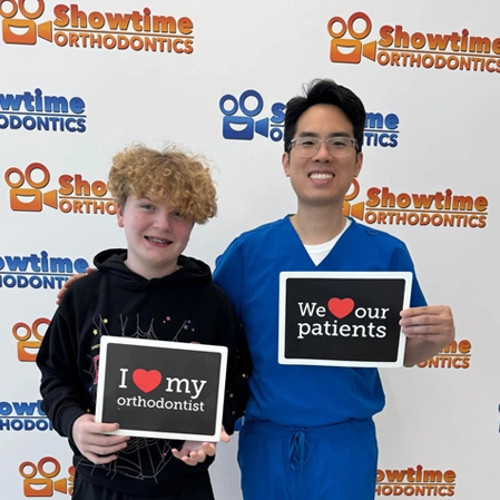 Jeff Shao With Smiling Patient