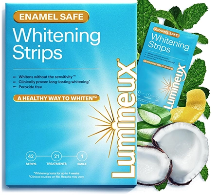 Orthodontist The Woodlands TX Lumineux Whitening Strips