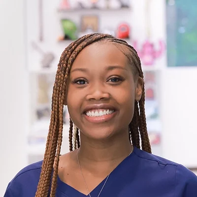 Assistant Kia Smiling In Scrubs